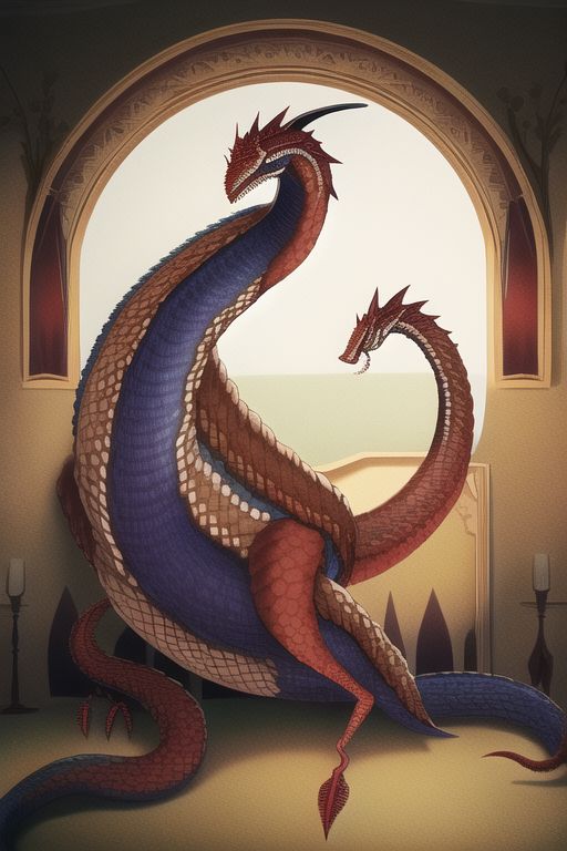 An image depicting Lindworm (Germanic)